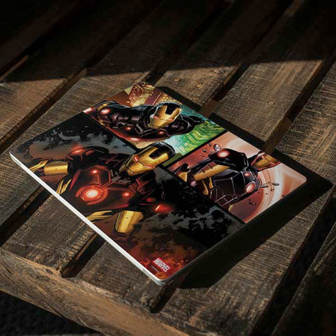 Marvel Iron Man Three Panel Surface Laptop 2 Skin